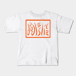 Doodleslice logo signature Kids T-Shirt